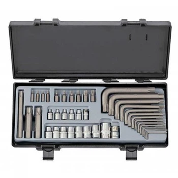 1/4, 3/8 и 1/2" Набор бит, ключей и головок Е-профиль (Torx) 41 пр. 4411 F