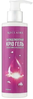 Антицеллюлитный крио гель с коллагеном и PHA кислотой - Reclaire 200ml (1158496-31019623)