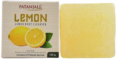 Мило для тіла "Лимон" - Patanjali Lemon Body Cleanser 125g (1429891-29628381)