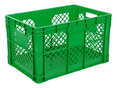 Ящик пластиковий (600х400х350) зелений, тип 1