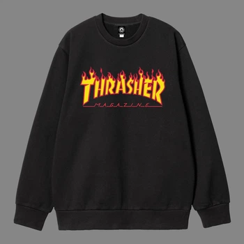 Світшот Thrasher 10002 чорного кольору, розмір S