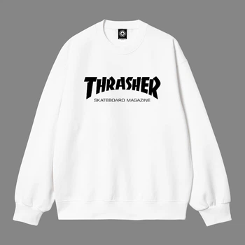 Свитшот Thrasher 10008 белого цвета, размер S