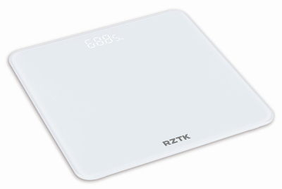 Весы напольные RZTK Slim Scale White