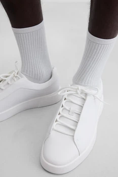 Кеди шкіряні Zara 45 білий 2214/420/001