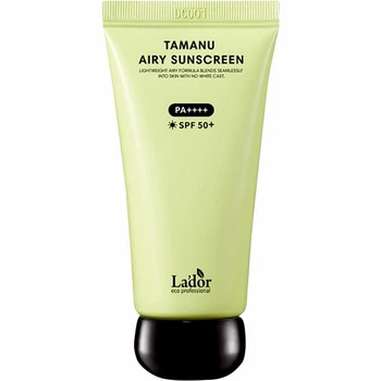 Лёгкий солнцезащитный крем Lador Tamanu Airy Sunscreen SPF 50+ PA++++ - 50 мл