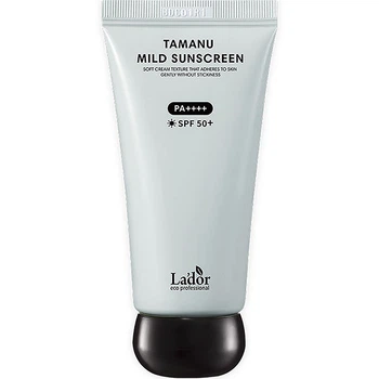 Солнцезащитный мягкий крем Lador Tamanu Mild Sunscreen SPF 50+ PA++++ - 50 мл