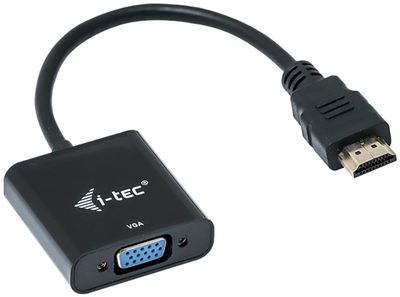 Адаптер i-tec HDMI - VGA FullHD/60 Гц 0.15 м Black (HDMI2VGAADA)