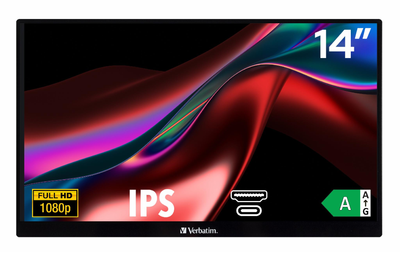 Портативний монітор Verbatim PM-14 Full HD 1080p- 14" (49590)