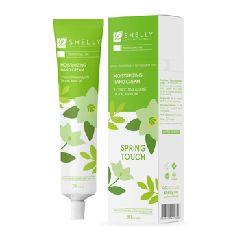 Крем для рук с маслом макадамии и жасмином Spring Touch Shelly 30 мл