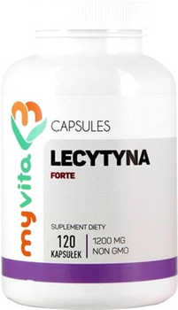 Suplement diety MyVita Lecytyna Forte 1200 mg 120 kapsułek (5906395684748)