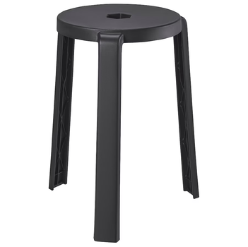 Табурет IBBARBO IKEA 405.715.35 черный