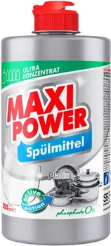 Средство Maxi Power для мытья посуды Платинум, 500 мл