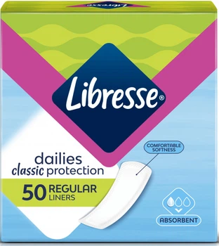 Ежедневные гигиенические прокладки Libresse Pantyliners Classic, 50 шт