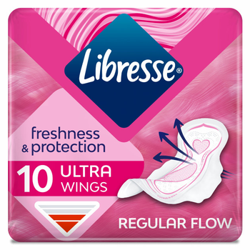 Гігієнічні прокладки Libresse Ultra Normal Soft, 10 шт