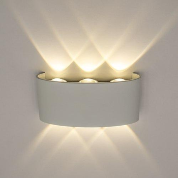 Настінний світлодіодний світильник білий LUMINARIA LINZA SIX 6W 3000K
