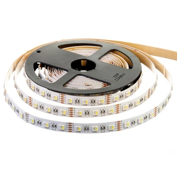 Лента светодиодная RGB+white 12V smd5050 60лед негерметичная 1м