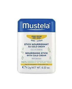 Живильний стік для губ і обличчя з колд-кремом Mustela Bebe Nourishing Stick With Cold Cream 9.2г (3504105036157)