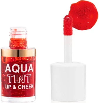 Рідка помада для губ TopFace Aqua Tint Lip&Cheek, 02 - Strawberry Jam, 10 мл (8681217255678)