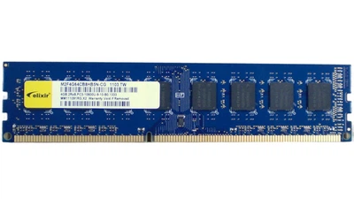 Оперативна пам'ять ELIXIR DDR3 на 4 GB ( 1 планкою ) 1333MHz PC3-10600 ( 4GB DDR3-1333 ) Б/У