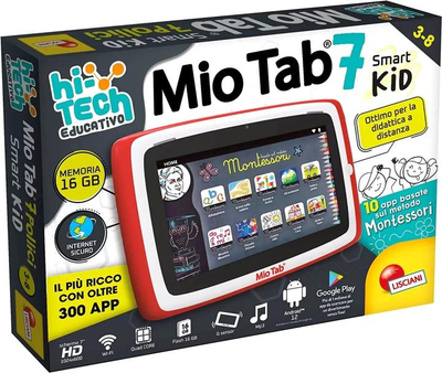 Інтерактивний планшет Lisciani Mio Tab 7 Smart Kid 2/16Gb Android 12 5000 mAh