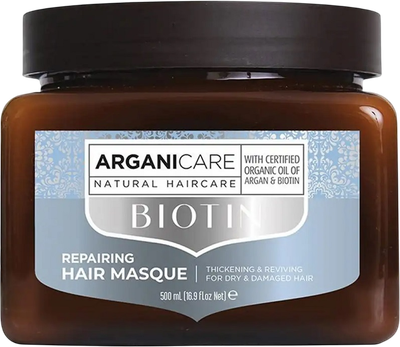 Маска для волосся Arganicare Biotin відновлююча 500 мл (7290104360435)