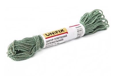 Веревка плетеная Unifix 1.5мм x 20м строительная (699582)