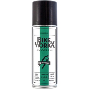 Силиконовая смазка - спрей для вилки BikeWorkX Silicone Star (200 мл)