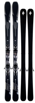 Лижі гірські комплект K2 KONIC 75+M2 10 QKCLK 156см Black/anthracite (10D0009.172.1+10B1013.172.1)