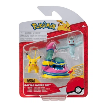 Набор игровых фигурок W19 - Мачоп, Пикачу, Алола Мак Pokemon 000307636