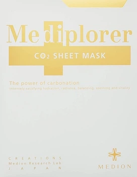 Тканинна маска для обличчя - Mediplorer CO2 Sheet Mask 5шт (1296132-2717184)