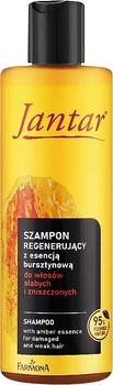 Шампунь для ослабленого та пошкодженого волосся - Farmona Jantar Regenerating Shampoo with Amber Essence 300ml (1303796-31103697)