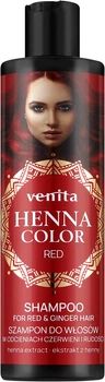 Шампунь з екстрактом хни для волосся рудих відтінків - Venita Henna Color Shampoo Red 300ml (1350326-9313709)