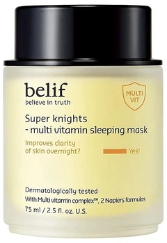 Нічна мультивітамінна маска для обличчя - Belif Super Knights Multi Vitamin Sleeping Mask 75ml (1413928-31735551)