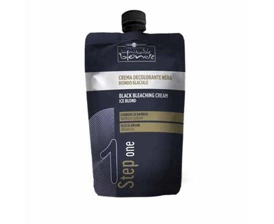 Черный обесцвечивающий крем для ледяного блонда Hair Company Inimitable Blonde Ice Blond Black Bleaching Cream M2 300 мл