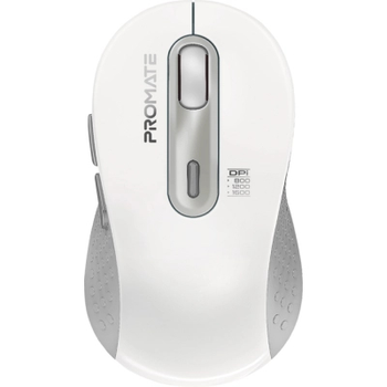 Мышка Promate Ken Wireless/Bluetooth White (ken.white)