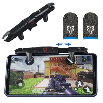 Комплект триггеры для игры на смартфоне Sarafox G5 тригер телефона pubg пабг 2 напальчника Sarafox v2 нейлон