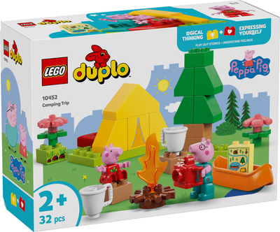 Конструктор LEGO DUPLO Peppa Pig Туристичний похід 32 деталі (10452)