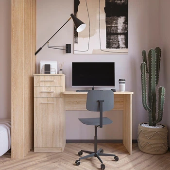 Письменный стол Пи пи 3 Компанит Дуб сонома (489962414)