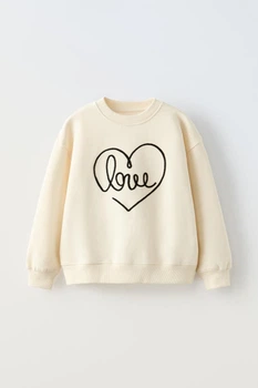 Свитшот для девочки Zara 152 размер бежевый 9006716712