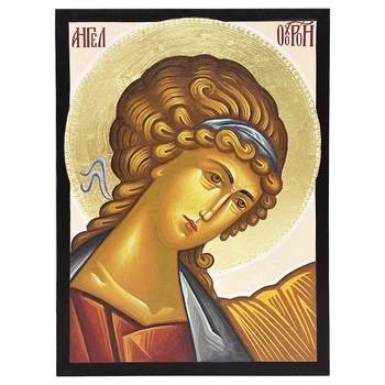 Икона "Святой Ангел Хранитель" писаная 20х15 см