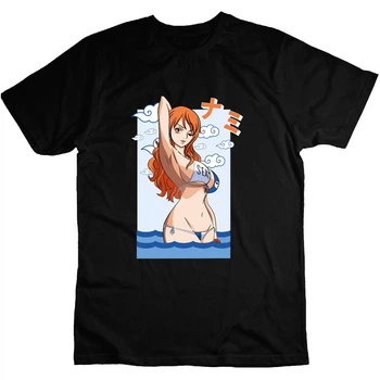 Чоловіча футболка з аніме принтом Ван Піс. One piece XL Чорна (onepieceF-00-006-XL)