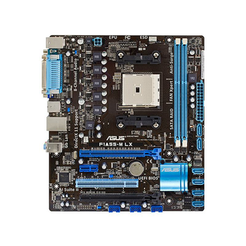 Материнская плата sFM1, ASUS F1A55-M LX (2xDDR3, AMD A55, PCI-Ex16x1, VGA, microATX) Б/У
