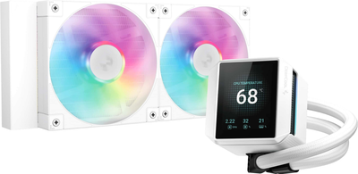 Система водяного охлаждения DeepCool Mystique 240 ARGB White (R-LX240-WHDSNMCP-G-1)