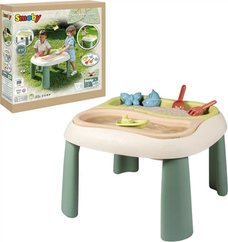 Игровой стол Smoby Life 2 в 1 для игры с песком и водой с набором для песка (7600840111) (3032168401112)