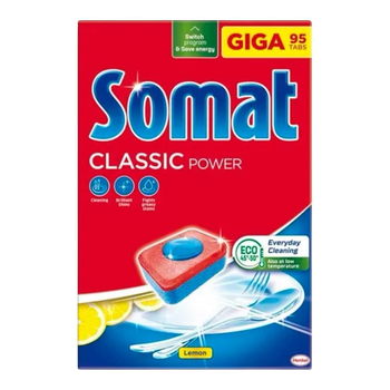 Таблетки для посудомийної машини Somat Classic lemon 95 шт