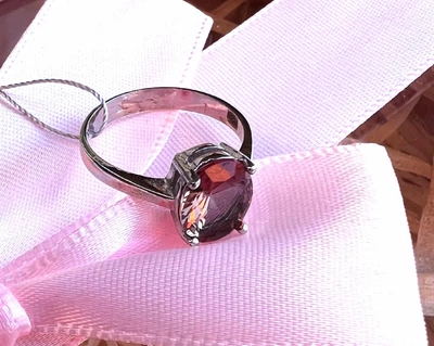 Срібна каблучка з султанітом і фіанітами Family 18 розміру 11SULK7084280