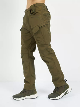 Штани тактичні карго Eagle PA-04 Soft Shell на флісі Green M JDT-0845749