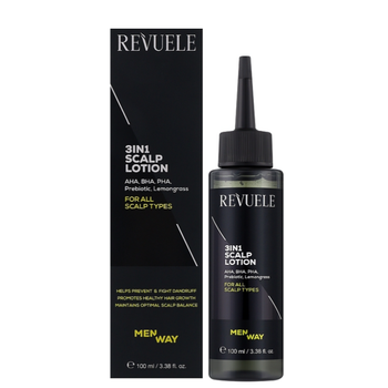 Лосьон для кожи головы Revuele Men Way 3 in 1 Scalp Lotion, 100 мл