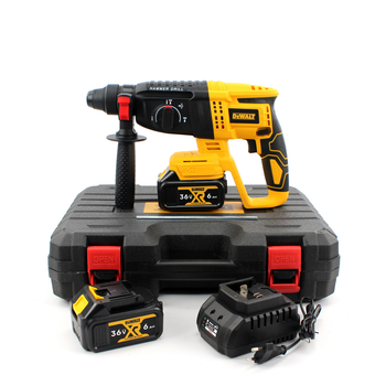 Аккумуляторный бесщеточный перфоратор DeWalt DCH133NT 36V, 6AH, 1,8 Дж, 2 Li-Ion АКБ, зарядное устройство (П01-011)