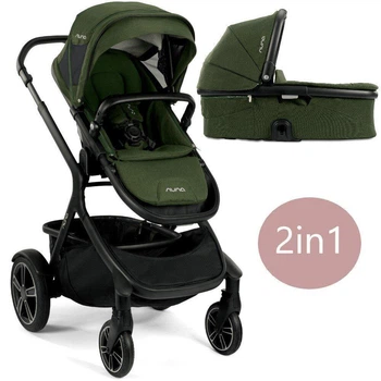 Коляска 2 в 1 Nuna Demi Grow,Evergreen, цвет зеленый (ST08118/CC03908EGNGL)